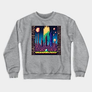 Petroleum Flare Crewneck Sweatshirt